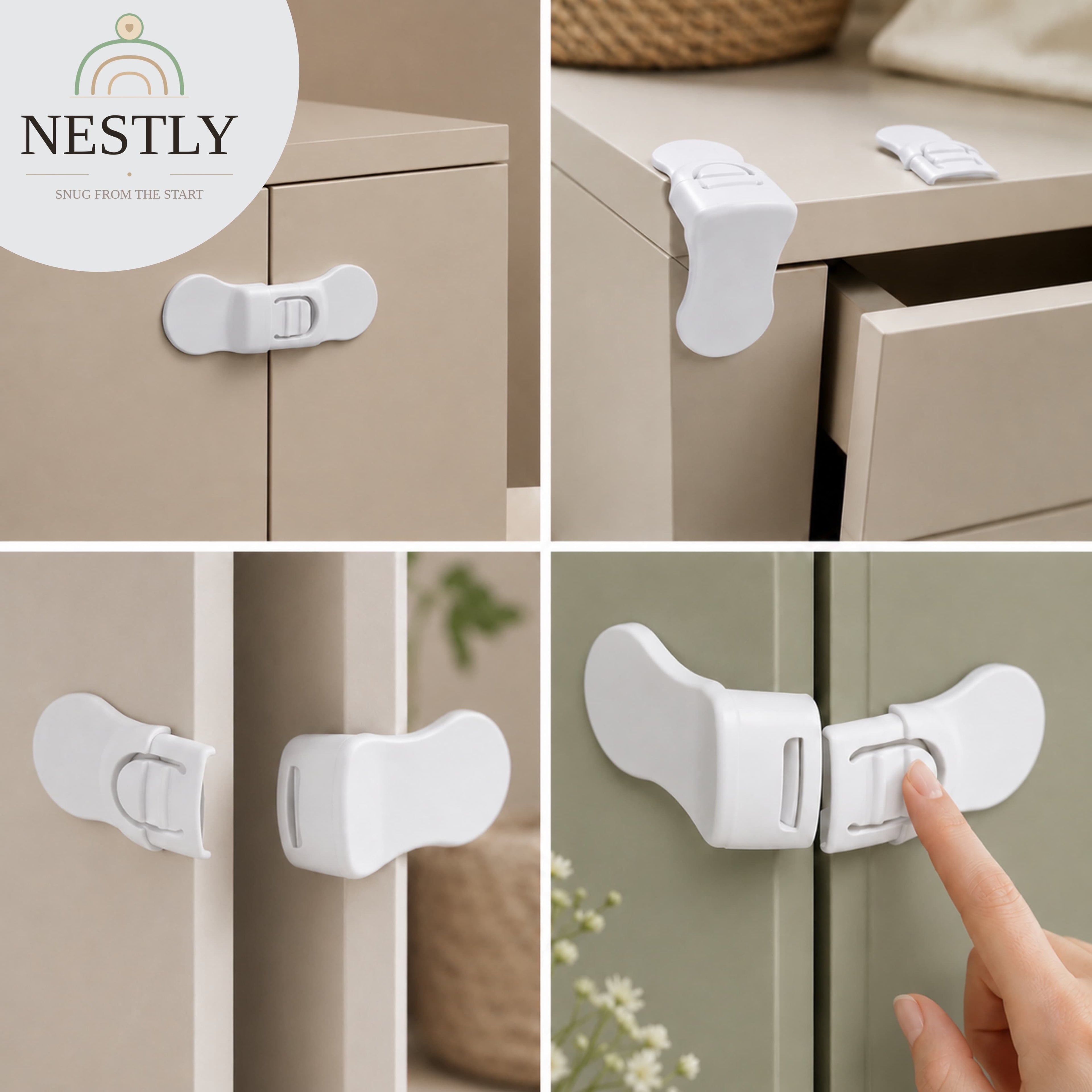 LittleLatch Safety Locks (Set of 4)