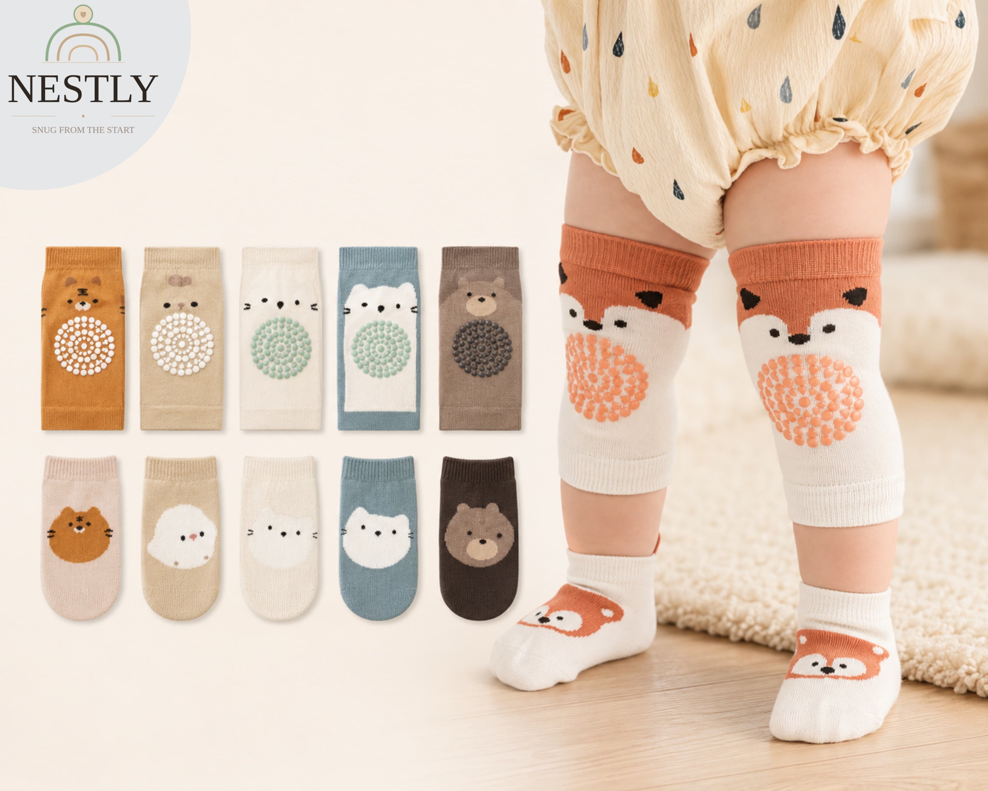Kneebuds Knee Pad & Sock Set